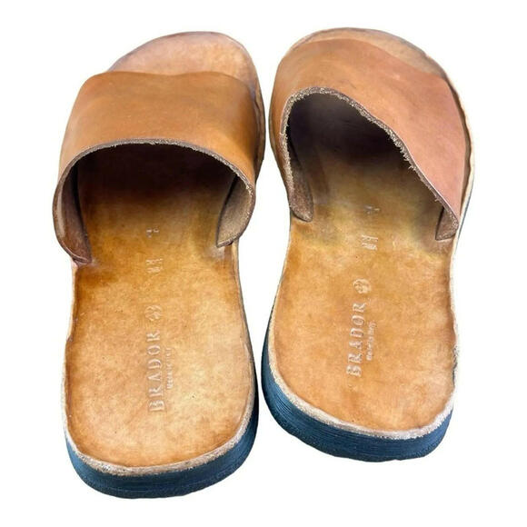 BRADOR Jack Brown Slide Sandals Menb - Picture 8 of 8